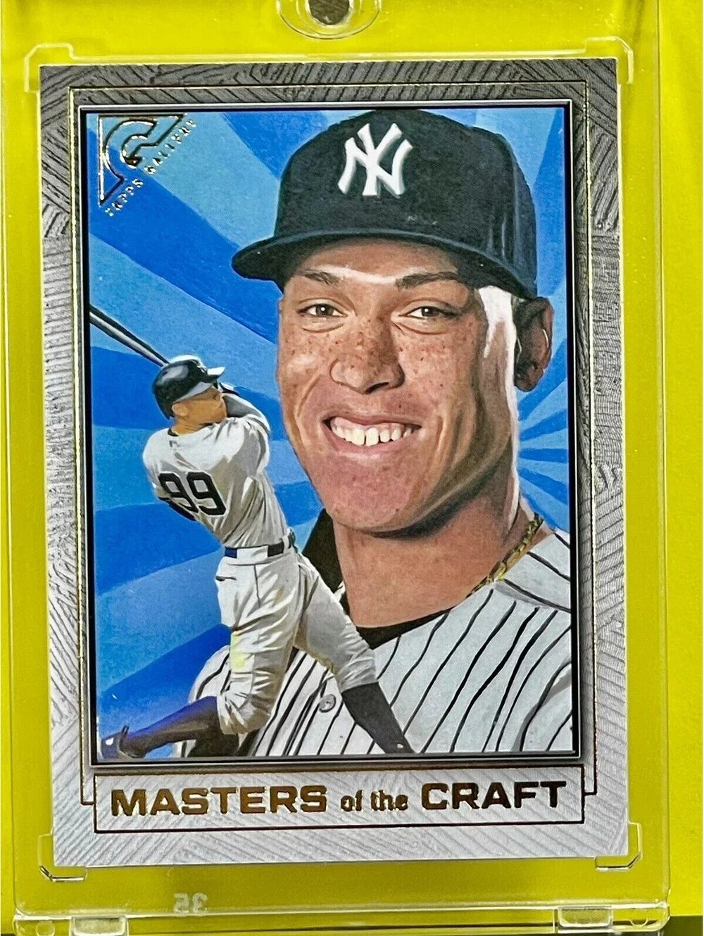 Aaron Judge RARE TOPPS Gallery INVESTMENT CARD SSP YANKEES MVP MINT